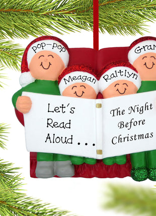 Night Before Christmas Family of 4 Ornament  by ORNAMENT CENTRAL Ornament