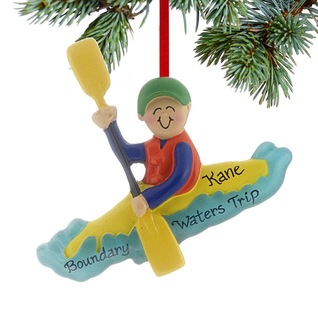 Kayaking Personalized Ornament