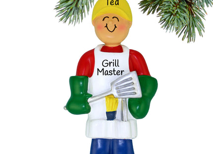 personalized personalized grilling out christmas ornament – Christmas ornament, holiday tree decoration or gift