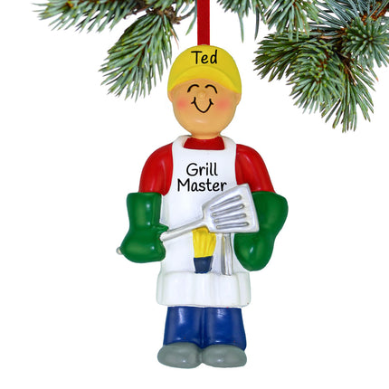 personalized personalized grilling out christmas ornament – Christmas ornament, holiday tree decoration or gift