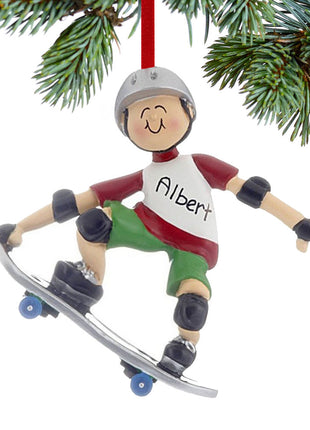 Skateboarder Ornament  by ORNAMENT CENTRAL Ornament