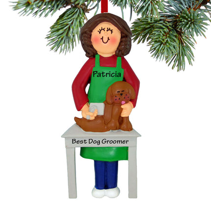 Dog Groomer Personalized Ornament