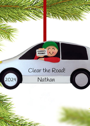 Driver's Permit Male Ornament  by ORNAMENT CENTRAL Ornament