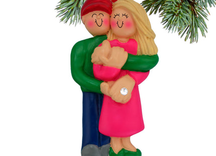 decorative personalized engagement couple holding hands christmas ornament – Christmas ornament, holiday tree decoration or g