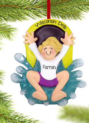 Water Slide Girl Ornament  by ORNAMENT CENTRAL Ornament