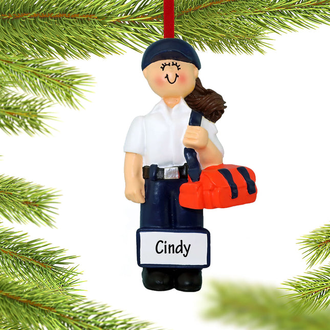EMT Personalized Christmas Ornament