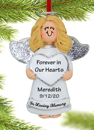 Memorial Angel Ornament  by ORNAMENT CENTRAL Ornament