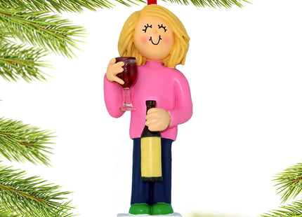 keepsake personalized wine lover christmas ornament – Christmas ornament, holiday tree decoration or gift