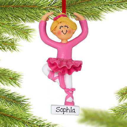 Ballet Dancer Personalized Ornament