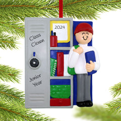 personalized personalized teen at locker christmas ornament – Christmas ornament, holiday tree decoration or gift