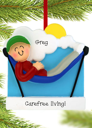 Retirement Man Ornament  by ORNAMENT CENTRAL Ornament