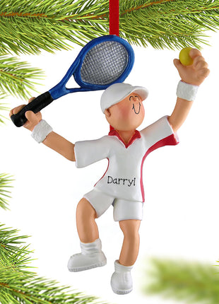 Tennis Player Boy Ornament  by ORNAMENT CENTRAL Ornament