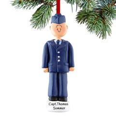 keepsake personalized air force christmas ornament – Christmas ornament, holiday tree decoration or gift
