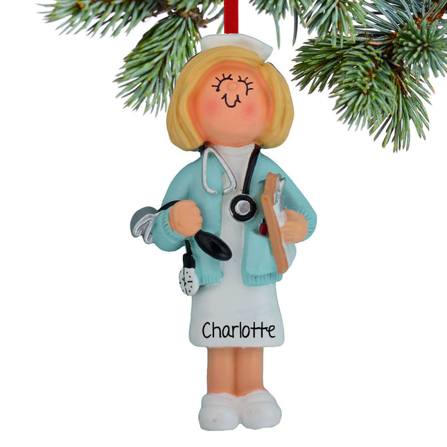 Personalized Nurse Ornament