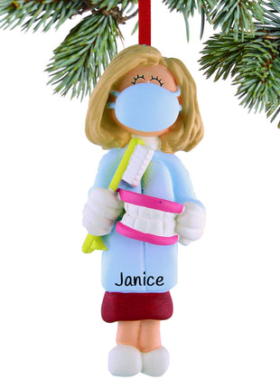Dentist/Hygienist Female Ornament  by ORNAMENT CENTRAL Ornament