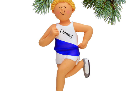 personalized personalized runner female christmas ornament – Christmas ornament, holiday tree decoration or gift