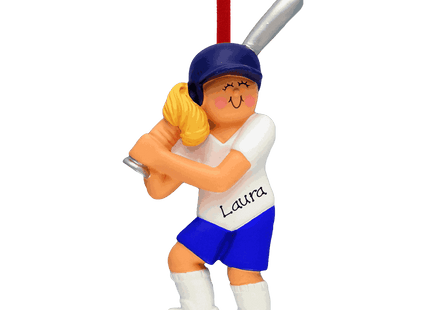 Softball Personalized Ornament