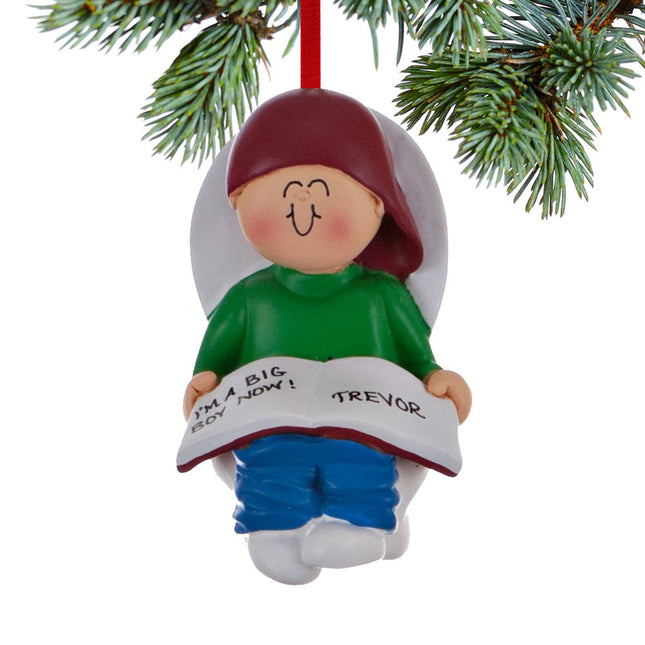 Potty Training Girl or Boy Personalized Ornament