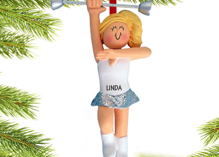 custom personalized baton twirler christmas ornament – Christmas ornament, holiday tree decoration or gift