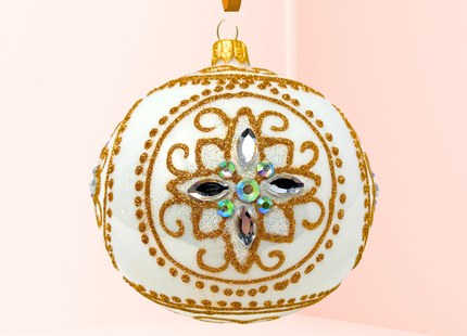 Opal Medici Polish Glass Bauble