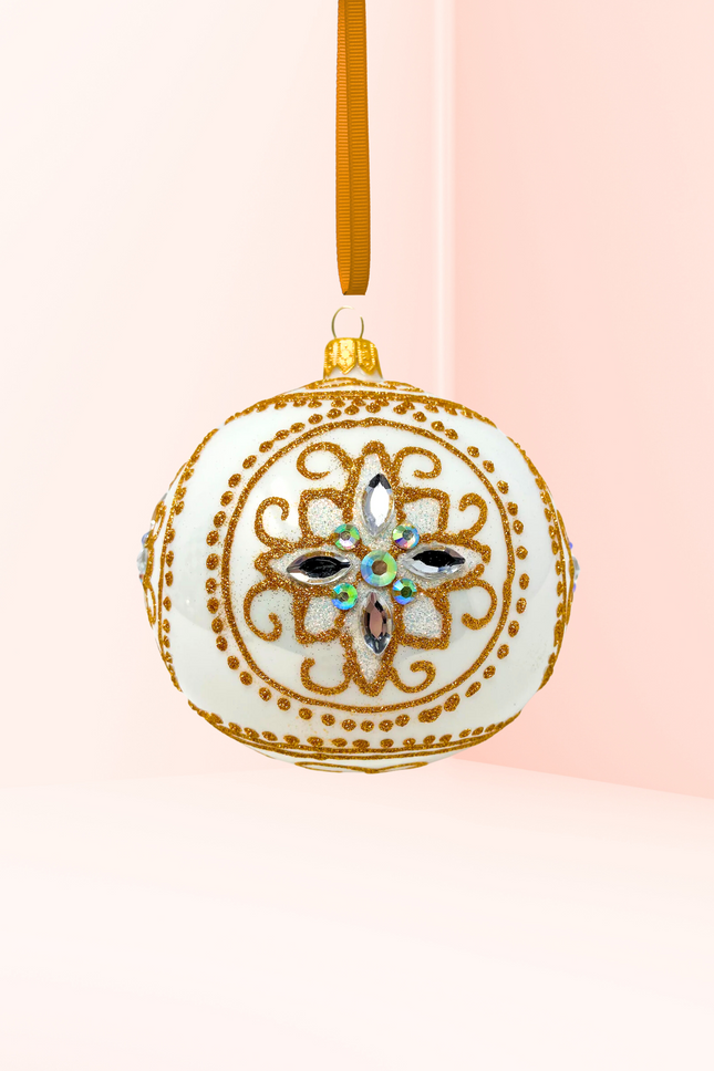 Opal Medici Polish Glass Bauble