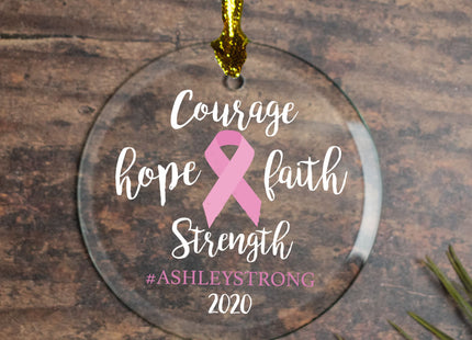 holiday personalized encouraging words christmas ornament – Christmas ornament, holiday tree decoration or gift