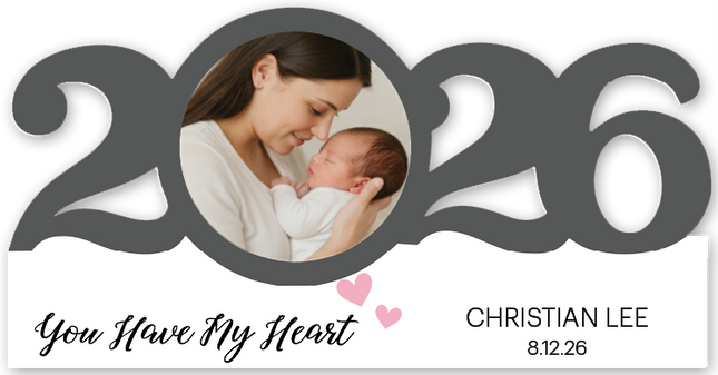 Personalized Dated New Mom Ornament