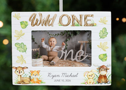 keepsake personalized first birthday picture frame christmas ornament – Christmas ornament, holiday tree decoration or gift