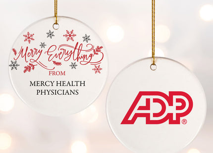 keepsake snowflakes merry everything christmas ornament – Christmas ornament, holiday tree decoration or gift