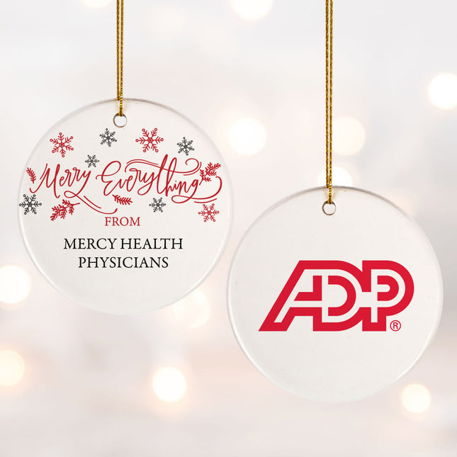 keepsake snowflakes merry everything christmas ornament – Christmas ornament, holiday tree decoration or gift