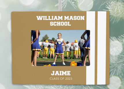 personalized personalized school picture frame christmas ornament – Christmas ornament, holiday tree decoration or gift