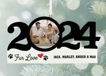 2025 Family Pet Personalized Dated Ornament