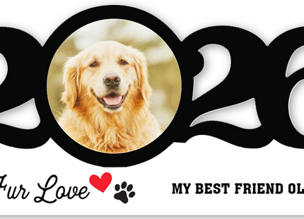 Personalized Dated Fur Love Ornament