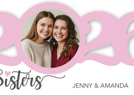 Personalized Dated Sister Ornament
