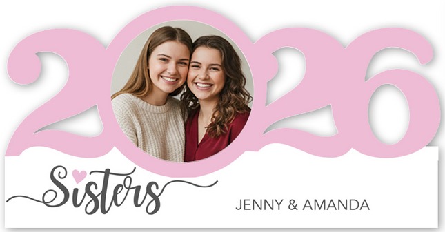 Personalized Dated Sister Ornament