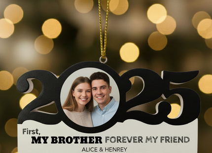 Personalized Dated Brothers Ornament