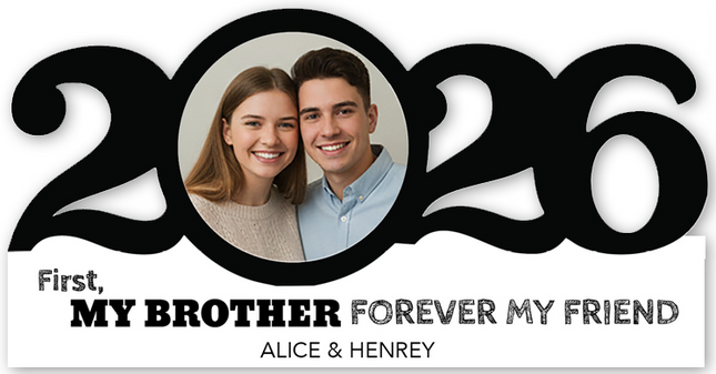Personalized Dated Brothers Ornament