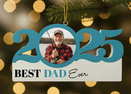 Personalized Dated Dad Ornament