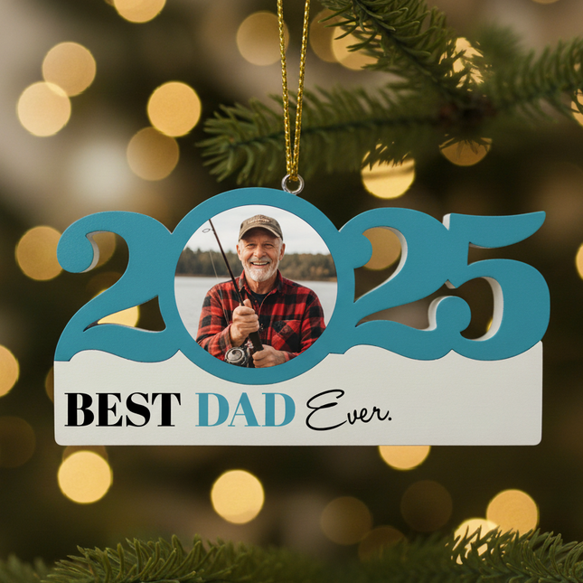 Personalized Dated Dad Ornament