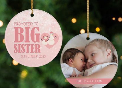 personalized personalized promoted to big brother christmas ornament – Christmas ornament, holiday tree decoration or gift
