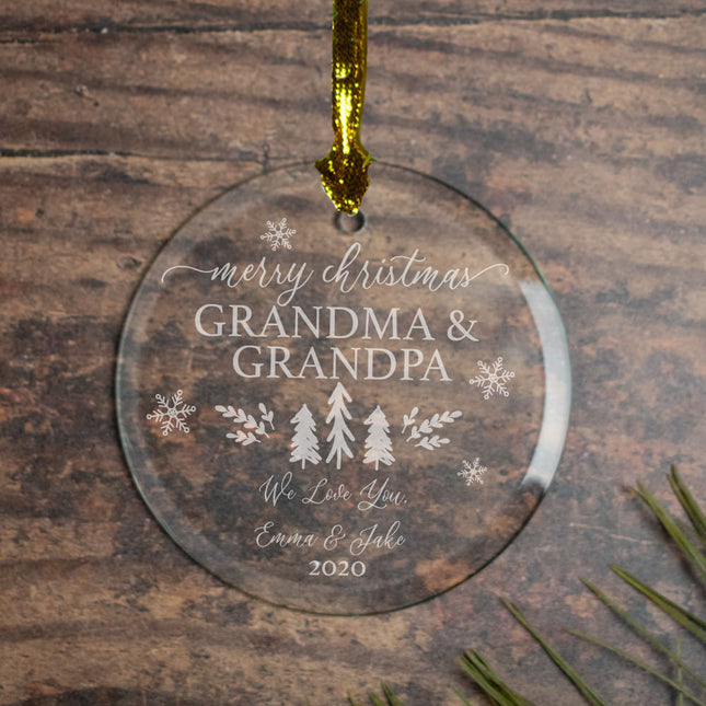engraved personalized merry xmas christmas ornament – Christmas ornament, holiday tree decoration or gift