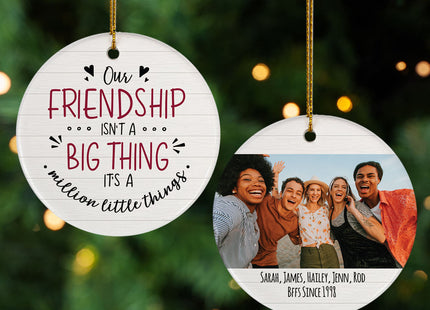 personalized personalized best friends christmas ornament – Christmas ornament, holiday tree decoration or gift
