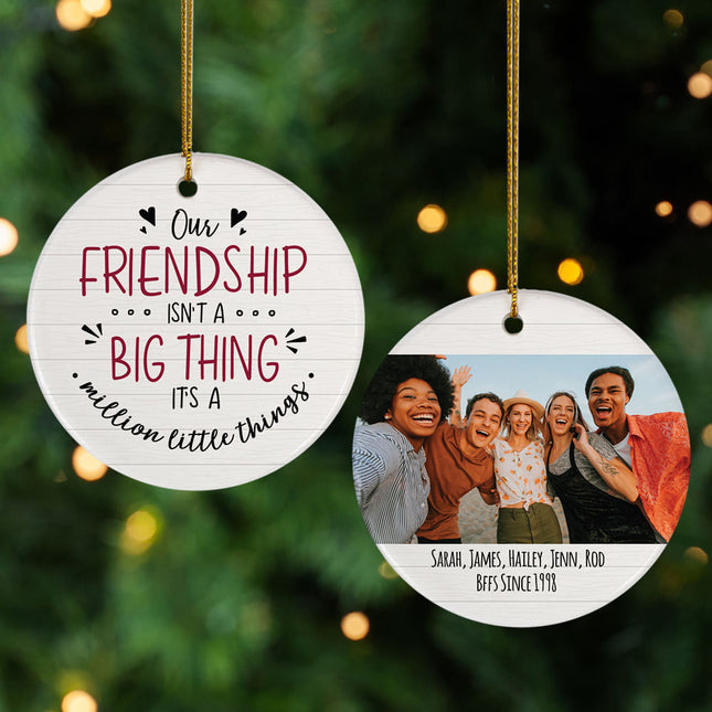 personalized personalized best friends christmas ornament – Christmas ornament, holiday tree decoration or gift