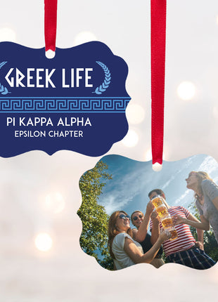 Personalized "Greek Life Photo" Ornament Personalized Ornament by ORNAMENT SHOP EXCLUSIVE