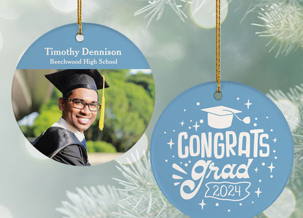 personalized personalized congrats graduate christmas ornament – Christmas ornament, holiday tree decoration or gift