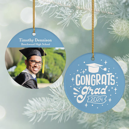 personalized personalized congrats graduate christmas ornament – Christmas ornament, holiday tree decoration or gift