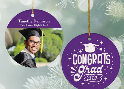 personalized personalized congrats graduate christmas ornament – Christmas ornament, holiday tree decoration or gift