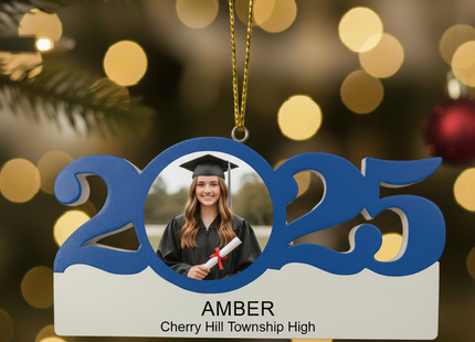 Personalized Graduation Photo Christmas Ornament