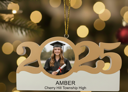 Personalized Graduation Photo Christmas Ornament