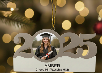 Personalized Graduation Photo Christmas Ornament